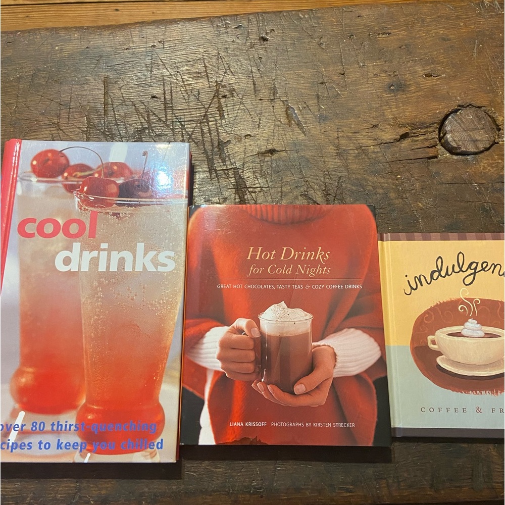 Book Bundle Drink Recipes Set of 3
